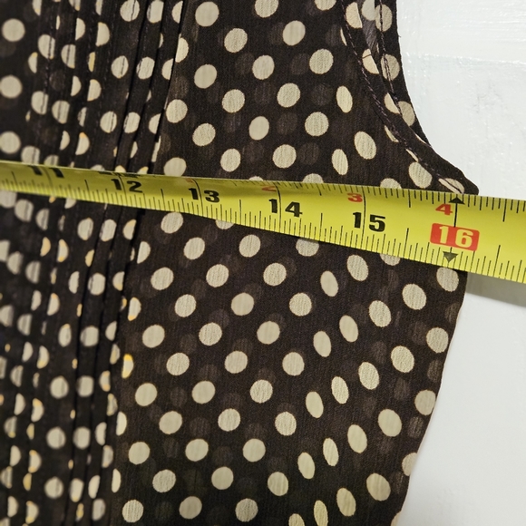 Sandra Darren brown sleeveless dress size 12 - Picture 11 of 13